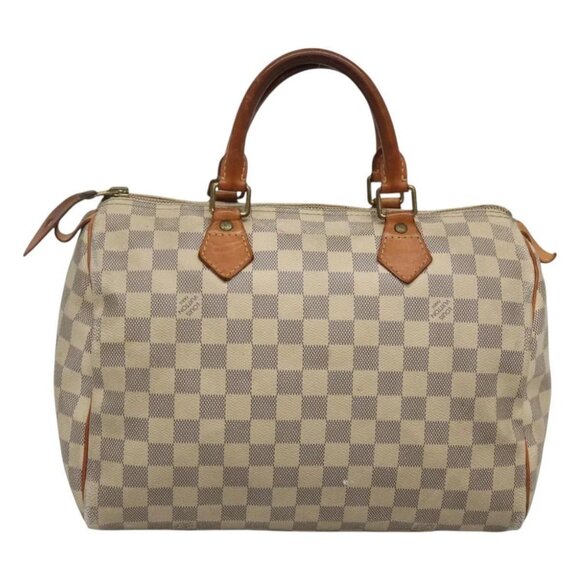 LOUIS VUITTON Damier Azur Speedy 30 Hand Bag N41533 LV Auth bs24986 - Picture 2 of 16